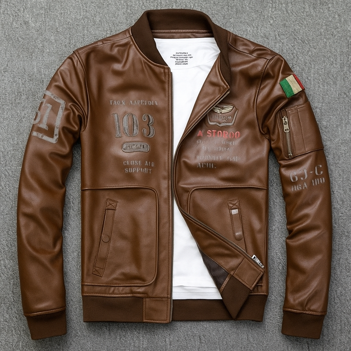 Chaqueta cuero Italiana PREMIUM