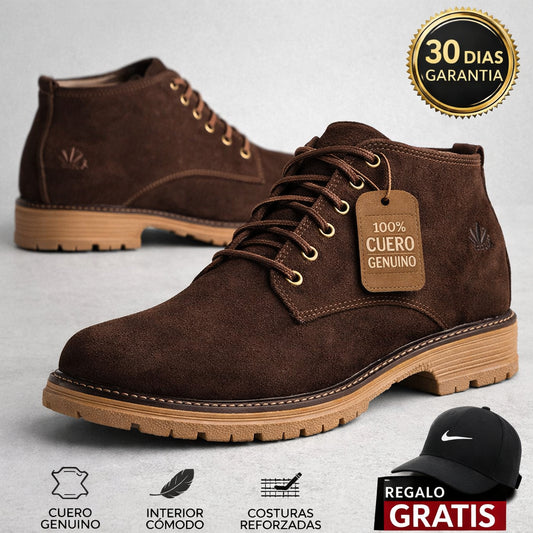 Bota premium VLZ - cuero genuino + gorra nike original GRATIS 🎁