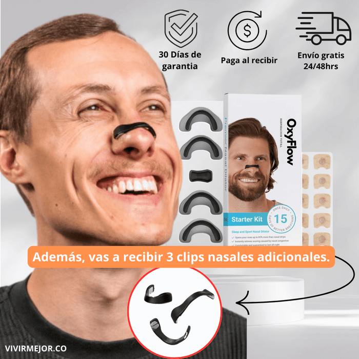 Oxiflow® Mejora tu respiración al instante + 3 libros digitales GRATIS
