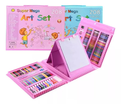 Set De Arte Para Niños 208 Piezas Portát