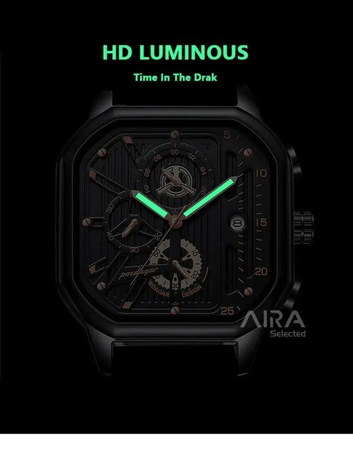 RELOJ POEDERGAR CUERO PREMIUM