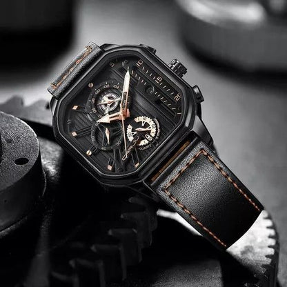 RELOJ POEDERGAR CUERO PREMIUM